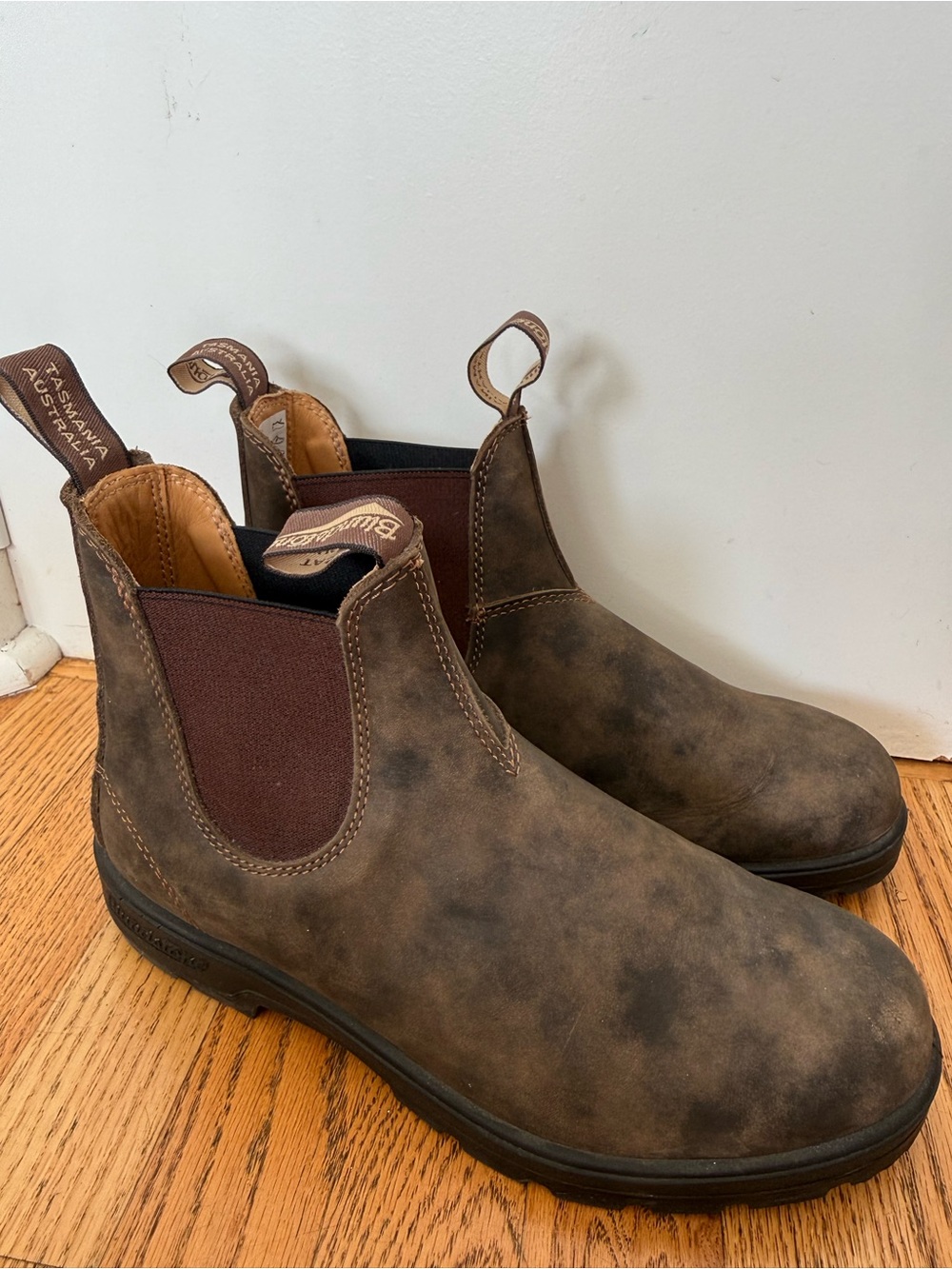 Blundstone 585 Classic Chelsea Boots Mens 10 US Rustic Brown AUS 9 - Picture 7 of 16
